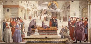 多梅尼科 基爾蘭達約 St Francis cycle, Resurrection of the Boy 多梅尼科 基爾蘭達約 St Francis cycle, Resurrection of the Boy